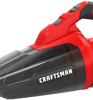 CRAFTSMAN V20 Cordless Hand Vacuum, 45 CFM, 2 Stage Filtration System with Filter, Bare Tool Only (CMCVH001B)