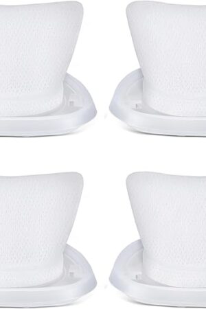 4 Pack HNVCF10 Replacement Filters Washable for Black and Decker Dustbuster Hand Vacuum HNVC215B10, HNVC215B12, HNVC215BW52, HNVC215B12AEV, HNVC220BCZ01, HNVC115JB06, HNVC115B22, HNVC115J, HNVC115J06