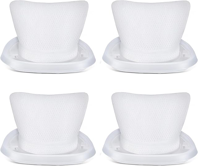 4 Pack HNVCF10 Replacement Filters Washable for Black and Decker Dustbuster Hand Vacuum HNVC215B10, HNVC215B12, HNVC215BW52, HNVC215B12AEV, HNVC220BCZ01, HNVC115JB06, HNVC115B22, HNVC115J, HNVC115J06