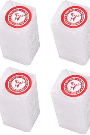 Deer Camphor Guaranteed 100% Pure Refined Camphor 4,8.12 or 15 Blocks Made in India (4)
