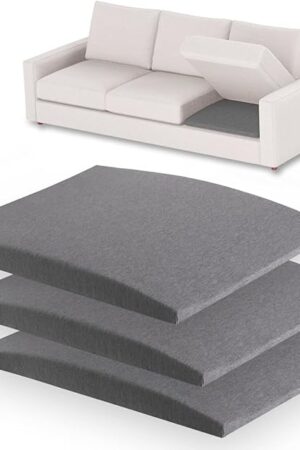 Couch Cushion Support for Sagging Seats, 20" x 20" High-Density Arched Foam, Furniture Seat Under Cushion Sag Repair,3-Pack