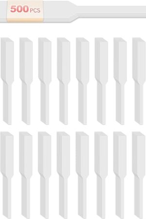 500 Pieces Perfume Tester Strips, Disposable Fragrance Test Strips, Pure White and Strong Absorbent, Fragrance Blotter Strips, Scent Strips, for Fragrances Essential Oils Spice