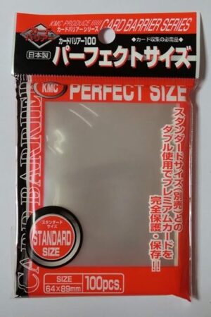 The Perfect Barrier Card Sleeves (100 Piece), Clear, 64 x 89mm