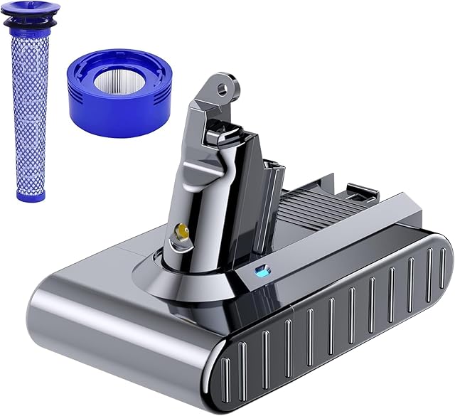 Bonacell Upgraded 7.0Ah 21.6V Replacement V6 Battery – Compatible with V6 Animal, Absolute, Motorhead, SV04, SV05, SV06, SV09, DC58, DC59, DC61, DC62, DC72 Cordless Vacuum Cleaners