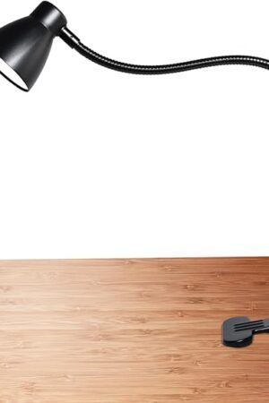 Clamp Desk Lamp Black with 10 Led Beads