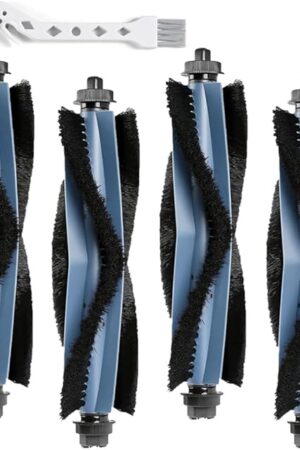 4 Pack C20 Main Brush Accessories Compatible with eufy Omni C20 Robot Vacuum, 1 Cleaning Tool