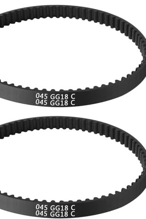Vacuum Belt Replacement Compatible with Shark Navigator Lift Away Pro Vacuum Cleaner NV350 NV351 NV352 NV353 NV355 NV356 NV356E NV357 NV42 NV22 UV440, Navigator Replacement Parts (Pack of 2)