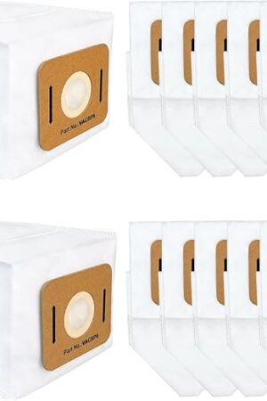 12 Pack VACBP6 Bags Compatible with 8-Quart Atrix Ergo Backpack Vacuum, Models: VACBPAI VACBP36V VACBP1
