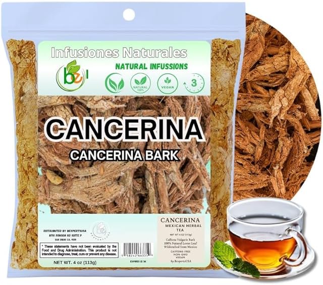 Anahuac Cancerina Mexican Herbal Tea 4oz (113 gr) Calluna Vulgaris | 100% All Natural | Non-GMO | From Mexico | Crafted By Nature