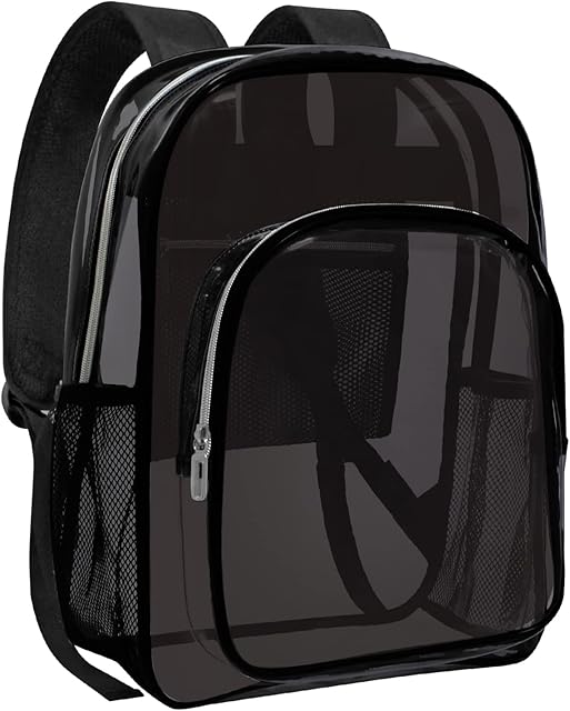 Clear Heavy Duty Transparent Backpack