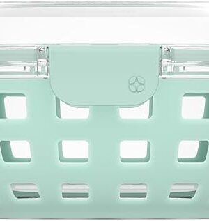 Ello Duraglass Meal Prep Lunch Bowl Container, 5 cup- Glass Food Storage Container with Silicone Sleeve and Airtight BPA-Free Plastic Lid, Dishwasher, Microwave, and Freezer Safe