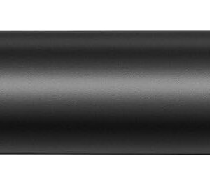 Curtain Rods for Windows 32-96 Inch, 1 Inch Adjustable Black Curtain Rod Set with Brackets, Easy Install