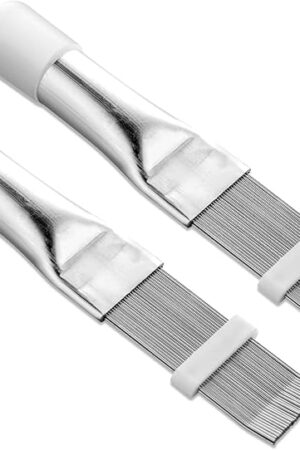 cobee 2 Pcs Air Conditioner Fin Comb, AC Fin Comb Straightener Cleaner Coil Brush, Adiator Fin Cleaning Refrigerator Tool, Evaporator Radiator Repair Clean Tool