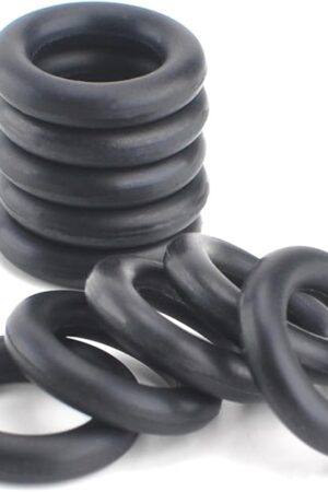10-Pack 19037 O-Ring Seals Compatible with Yellow Jacket 19109 19209 SealRight 1/4" Quick Couplers, HVAC Refrigeration Hose Fittings Replacement Rubber Gaskets, HVAC Low Loss Fittings