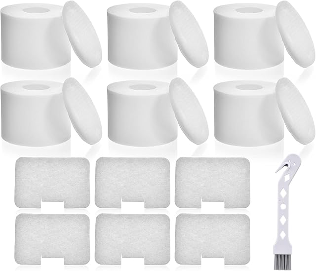 6 Pack Filters Replacement for Shark Navigator Deluxe NV42, NV4226, NV46, NV44, NV4626, UV402, NV36 Upright Vacuum, Filter Part #XFF36