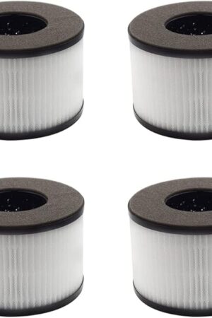BS-03 Replacement Filter Compatible with PARTU and Slevoo BS-03 Air Purifier Part U & Part X - 4 Pack 3-in-1 BS-03 Filters
