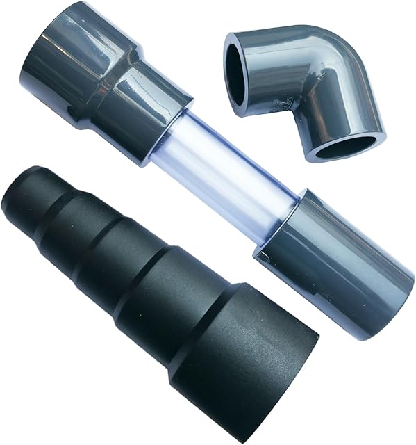 Wet Vac Attachment - BCEHACBITI AC Drain Line Vacuum Adapter to Unclog and Evacuate A/C HVAC Drain Lines, Universal Hvac Ac Drain Line Cleaner Tool Vacuum Hose To 3/4?, 1? PVC Pipe Adapter