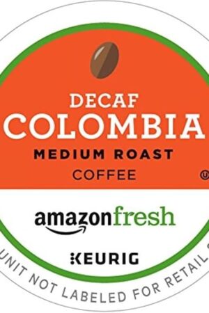 AmazonFresh 80 Ct. K-Cups, Decaf Colombia Medium Roast, Keurig K-Cup Brewer Compatible
