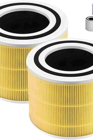 Core 300-RF-PA/P350 Air Purifier Filter Replacement 3-in-1 HEPA Filter （Focus on pet care） for LEVOIT Core 300-P/300S, H13 True HEPA + Activated Carbon, 99.97% Dust Pollen Pet Dander Smoke, 2 Pack