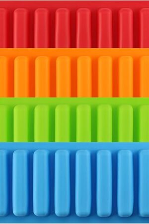 10 Cavity Long Stick Silicone Candy Chocolate Molds For Chocolate Gummy Candy Caramel Set Of 4