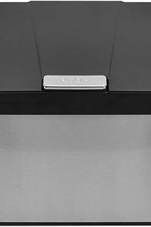 Compost Bin for Countertop, Compost Bucket Indoor Sealed, Food Waste Caddy, 1.13 Gallon Kitchen Compost Container with Lid, Compact and Easy Clean, Black Matte