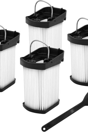 4 Pack Replacement Fabric Filter Compatible with Shark Cordless Handheld Vacuum WV410PR WV410CO WV401BL WV401PK WV403BR WV410BL WV410GN WV410TL, Compare to Part XFFWV400