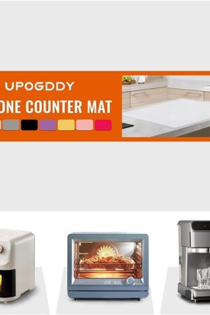 Countertop Protector, Silicone Mats for Counter, Nonskid Heat Resistant Desk Saver Pad, Stain Resistant Silicone Craft Mat ,Non slip Coffee Mat, Multipurpose and Thick