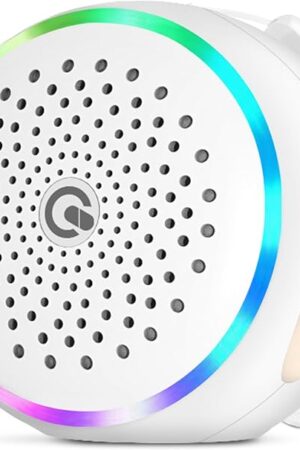 White Noise Sound Machine with 27 Soothing Sounds,Sleep Sound Timer and Memory Function - Portable Sound Machine for Baby and Adult at Home,Office,Travel and More