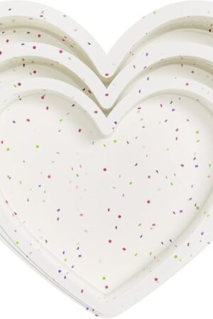 3 Pcs Silicone Heart Shaped Cake Pans 10 Inch 8 Inch 6 Inch Mini Small Large Heart Cake Pan Set Nonstick Silicone Heart Molds for Baking (Cream)