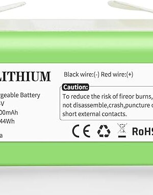 14.4V 2600mAh Replacement Battery Compatible with Ecovacs Deebot N79S DN622 Eufy RoboVac 11 11S 11S MAX 15C 25C 30C 35C G10 Hybrid G30