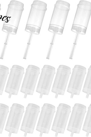 24 Pack Cake Push Pop Containers with Lids, Reusable Cake Push Pops, Muti-purpose Push Pop Cake Containers, Plastic Cake Push-up Pop Shooter for Cupcake, Confetti, Homemade Ice Cream,Desserts