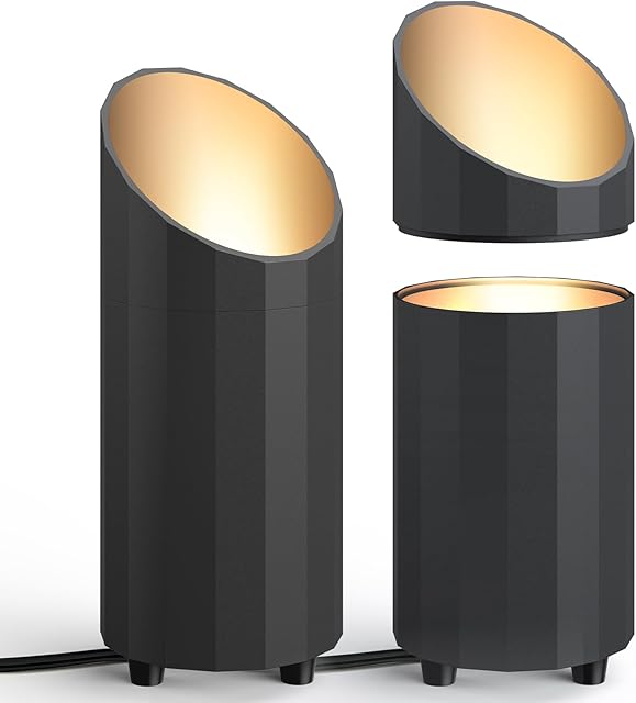 Barrina Uplighting Indoor Spotlight Floor Can Light 3000K LED Spot Lights 2 Packs