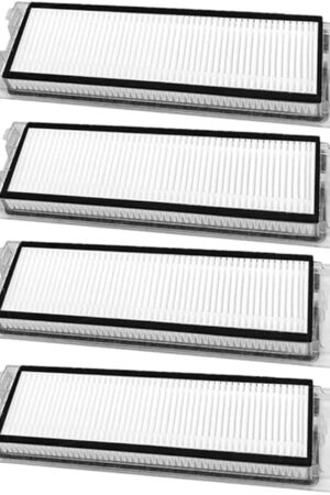 4 Pcs Hepa Filter For Roborock Q Revo/Roborock P10 A7400RR Vacuum Cleaner Replacement Spare Parts Accessories