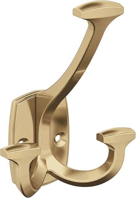 Amerock Vicinity Triple Prong Decorative Wall Hook Champagne Bronze