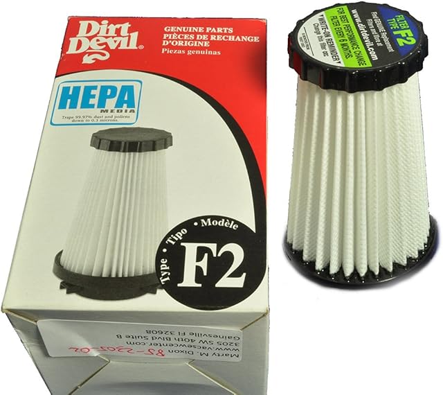 Dirt Devil Upright Vacuum Cleaner Style F2 Hepa Filter