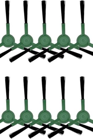 10 Pack Replacement Side Brushes Compatible with Roomba Combo&Vac Essential Series, Edge-Sweeping Brushes for Q0120 Y0140 Q0520 Q011 Y0110 Robot Vacuum Cleaner