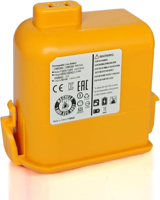 3000mAh Replacement Battery for LG Cord Zero A9, Battery for A9 Series Cordless Stick Vacuum Cleaner A9, A927KGMS, A927KVMS, A908VMR, A9S, A9M, A9 MAX, A9 Plus, A9K-CORE, A9K MAX, A9T-Ultra, A9K-PRO