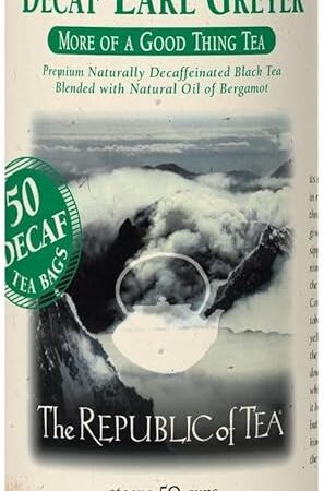 The Republic of Tea - Earl Greyer Decaf Tea, 50 Count