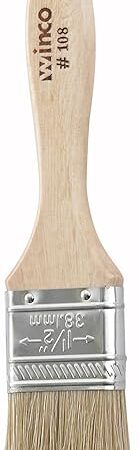 Winco Pastry Brush, 1-1/2-Inch ,Beige