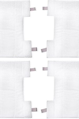 4Pack Pads for Shark Dust-Away Advanced Micro-Fiber Replacement Pads - Compatible with Shark Rocket Dust-Away, Rotator, Navigator Lift-Away Pro Vacuum, Ultra Light Stick Vacuum, Hv300 Series