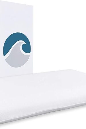 Bluewave Bedding Ultra Slim Gel Memory Foam Pillow for Stomach and Back Sleepers - Thin, Flat Design for Cervical Neck Alignment and Deeper Sleep (2.75-Inches Height, Standard Size)
