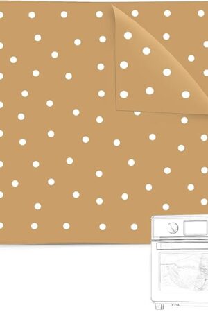 BYKITCHEN Air Fryer Oven Liners, 11x12 Inches, Nonstick Unbleached Rectangular Airfryer Parchment Paper for Ninja Foodi Air Fryer Toaster Ovens, XL Airfryer, Dehydrator and More (Set of 100)