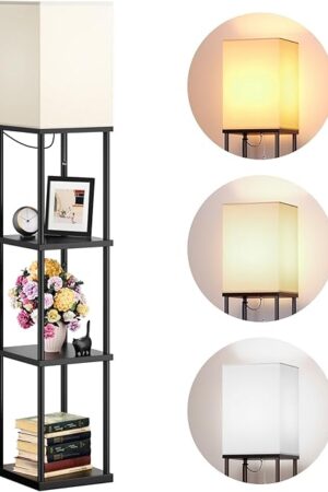addlon Modern Shelf Floor Lamp Display Floor Lamp