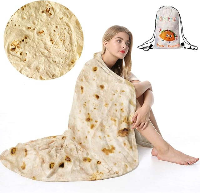 Admitrack Tortilla Blanket Round Double Sided