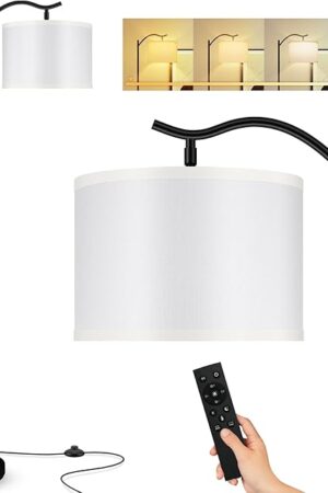 BoostArea Floor Lamp Arc Floor Lamp White