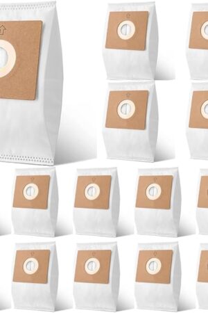 15 Pack HEPA Filter Replacement for Atrix Vacuum Bags AHLR-2, compatible with Atrix AHSC-1 Lil' Red Vacuum Cleaner