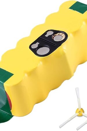 14.4V 4.5Ah Replacement Battery for Roomba Compatible with Roomba Battery R3 500 600 700 800 900 Series 500 510 531 535 540 550 552 560 570 580 595 620 650 660 700 760 770 780 790 800 900 with brush