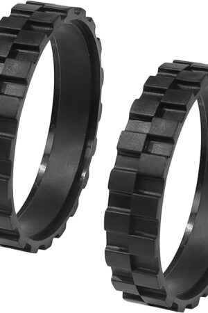 2 Pieces Replacement Tires for i-Robot Room-ba S9, j7, 500,600,700,800,900, e and i Series Models, Anti-Slip Wheel Tires Replacement Parts