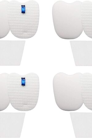 Vacuum Replacement Filters for Shark Rocket Vacuum HV345 HV343AMZ ZS350 ZS351 ZS352 HV320 HV321 HV322 HV324Q HV345 HV401, 4 Foam&Felt Filters + 4 Post-Filters, Part # XPMFK320&1084FTV320