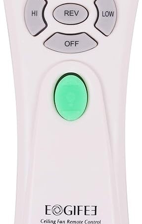 Ceiling Fan Remote Control with Reverse, Light Dimmer, 3 Speed Adjustable Control of Replacement of Hampton Bay CHQ7080T UC7080T Remote Control Only Remote